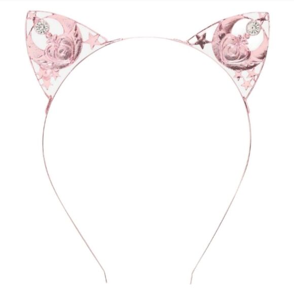 Sailor Moon Pink Cat Ears - Picture 2 of 2